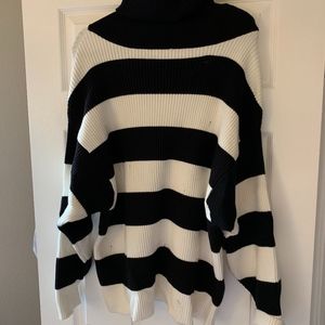 Zara Distressed Turtleneck